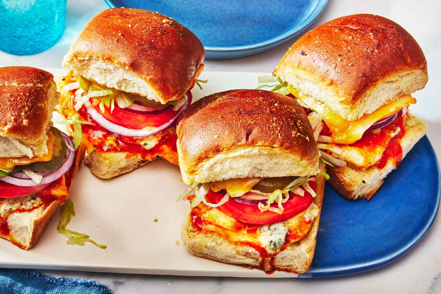 Ingredient Buffalo Chicken Sliders: Quick & Cheesy Party Hit